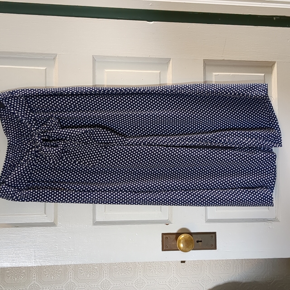 Saint Tropez West Lightweight Dotted Navy Wide Leg Pants